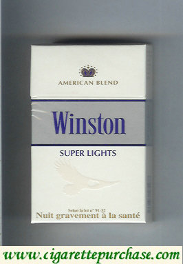 Discount Winston Super Lights cigarettes American Blend