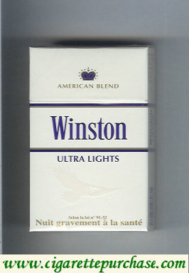 Discount Winston Ultra Lights cigarettes American Blend