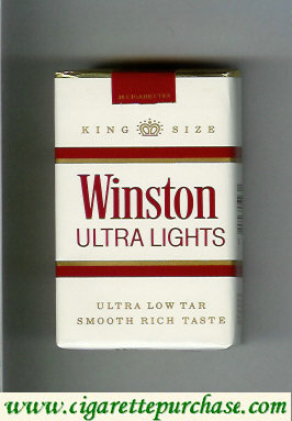 Discount Winston Ultra Lights cigarettes soft box