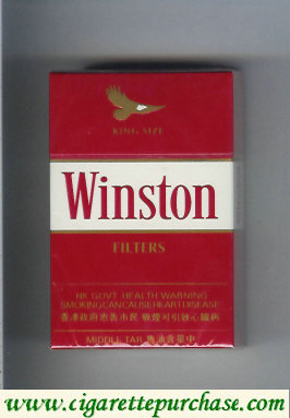 Discount Winston cigarettes hard box