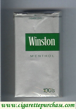 Discount Winston silver Menthol 100s cigarettes soft box