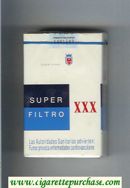 XXX Super Filtro cigarettes soft box