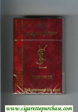 YSL Yves Saint Laurent Filters Luxury cigarettes hard box