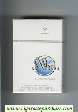 Yava Novaya Yava Superlegkaya cigarettes hard box