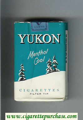 Yukon Menthol Cool cigarettes soft box