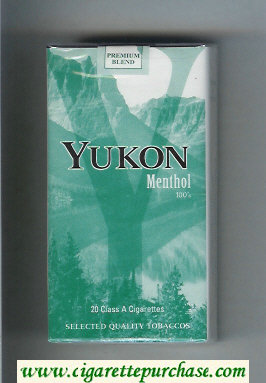 Yukon Menthol 100s cigarettes soft box