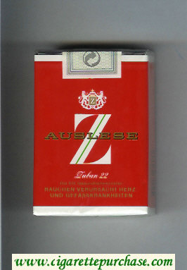 Z Auslese cigarettes soft box