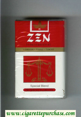 Zen International Special Blend cigarettes soft box